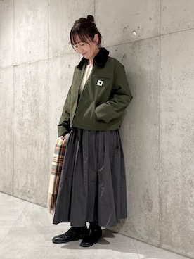 香織さん（レディース・154cm）の冬コーディネート