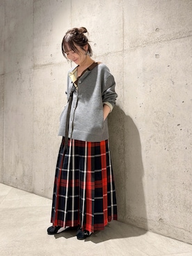 「URBAN RESEARCH Sonny Label（アーバンリサーチサニーレーベル）のアイテム（バッグ）」を使った、香織さん（レディース・154cm）の秋コーディネート