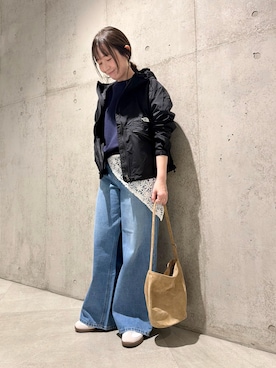 「URBAN RESEARCH Sonny Label（アーバンリサーチサニーレーベル）のアイテム」を使った、香織さん（レディース・154cm）の冬コーディネート