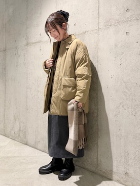 「FORK&SPOON（フォークアンドスプーン）のアイテム」を使った、香織さん（レディース・154cm）の冬コーディネート