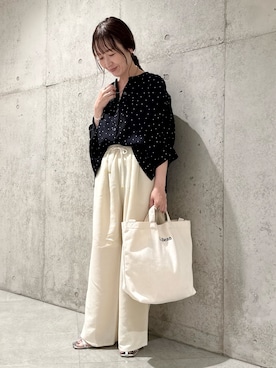 「URBAN RESEARCH DOORS（アーバンリサーチドアーズ）のアイテム」を使った、香織さん（レディース・154cm）の夏コーディネート