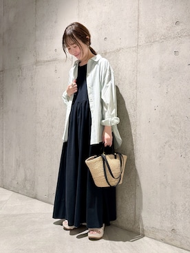 「URBAN RESEARCH Sonny Label（アーバンリサーチサニーレーベル）のアイテム（トップス）」を使った、香織さん（レディース・154cm）の春コーディネート