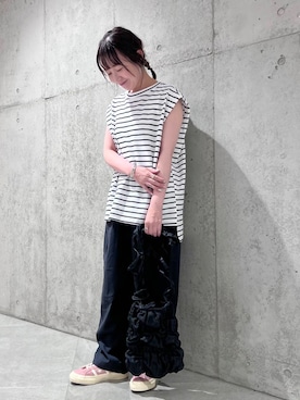 香織さん（レディース・154cm）の夏コーディネート
