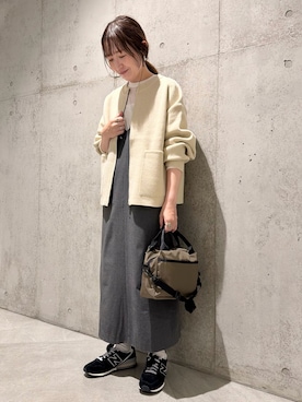 「ワンピース」｜香織さん（レディース・154cm）の秋コーディネート