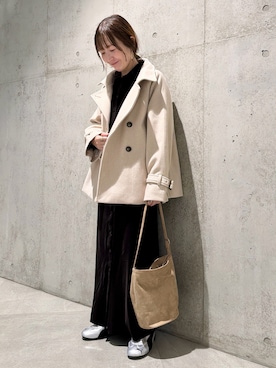 「ワンピース」｜香織さん（レディース・154cm）の秋コーディネート