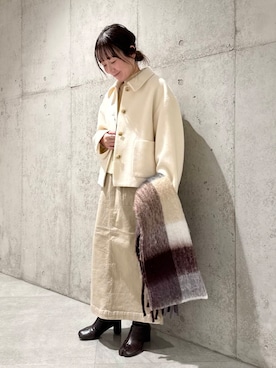 香織さん（レディース・154cm）の冬コーディネート