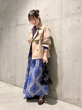 香織さん（レディース・154cm）の春コーディネート