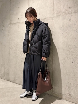 香織さん（レディース・154cm）の冬コーディネート