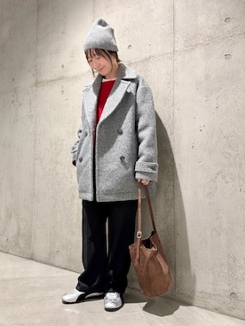 「URBAN RESEARCH（アーバンリサーチ）のアイテム」を使った、香織さん（レディース・154cm）の冬コーディネート