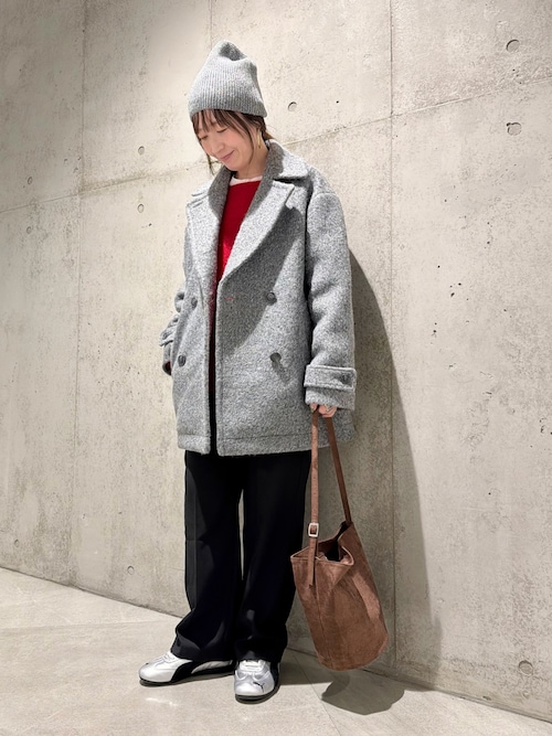 セール】ウールライクカーリーシャギーコクーンコート（その他アウター