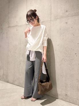 「URBAN RESEARCH Sonny Label（アーバンリサーチサニーレーベル）のアイテム（シューズ）」を使った、香織さん（レディース・154cm）の春コーディネート