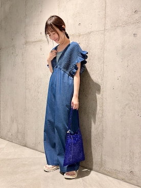 「URBAN RESEARCH Sonny Label（アーバンリサーチサニーレーベル）のアイテム（トップス）」を使った、香織さん（レディース・154cm）の春コーディネート