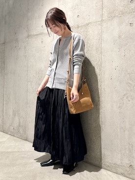 「アイテム（パンプス）」を使った、香織さん（レディース・154cm）の秋コーディネート