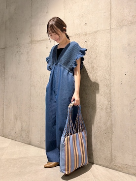 「URBAN RESEARCH Sonny Label（アーバンリサーチサニーレーベル）のアイテム（シューズ）」を使った、香織さん（レディース・154cm）の春コーディネート