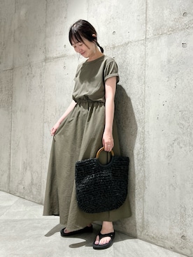 香織さん（レディース・154cm）の夏コーディネート