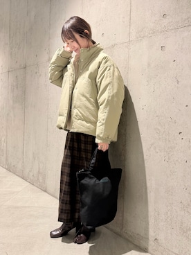 香織さん(レディース・154cm)の冬コーディネート