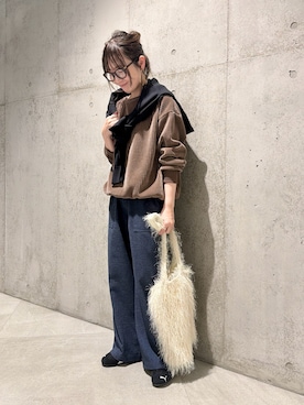 香織さん（レディース・154cm）の冬コーディネート