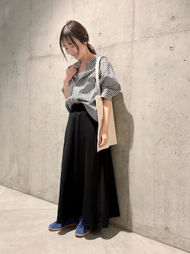 「FORK&SPOON（フォークアンドスプーン）のアイテム（トップス）」を使った、香織さん（レディース・154cm）の春コーディネート