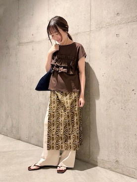香織さん(レディース・154cm)の春コーディネート
