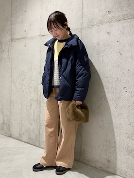 「URBAN RESEARCH Sonny Label（アーバンリサーチサニーレーベル）のアイテム」を使った、香織さん（骨格ストレート・レディース・154cm）の冬コーディネート