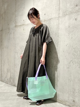 香織さん（レディース・154cm）の夏コーディネート