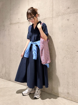 「URBAN RESEARCH Sonny Label（アーバンリサーチサニーレーベル）のアイテム（トップス）」を使った、香織さん（レディース・154cm）の春コーディネート