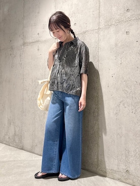 香織さん（レディース・154cm）の夏コーディネート