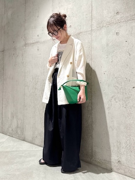 「URBAN RESEARCH Sonny Label（アーバンリサーチサニーレーベル）のアイテム（ジャケット/アウター）」を使った、香織さん（レディース・154cm）の春コーディネート