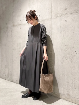 「URBAN RESEARCH Sonny Label（アーバンリサーチサニーレーベル）のアイテム（バッグ）」を使った、香織さん（レディース・154cm）の秋コーディネート