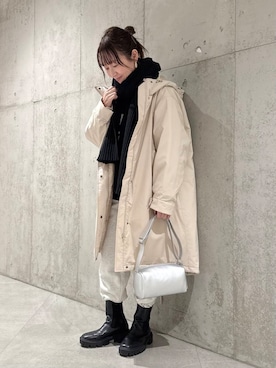 香織さん（レディース・154cm）の冬コーディネート