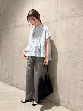 「URBAN RESEARCH Sonny Label（アーバンリサーチサニーレーベル）のアイテム」を使った、香織さん（レディース・154cm）の春コーディネート