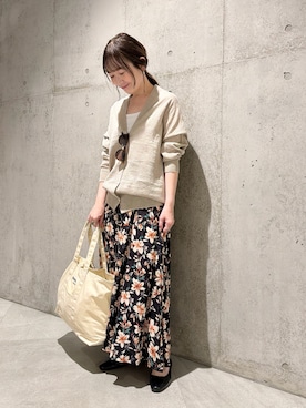 「URBAN RESEARCH Sonny Label（アーバンリサーチサニーレーベル）のアイテム（シューズ）」を使った、香織さん（レディース・154cm）の春コーディネート