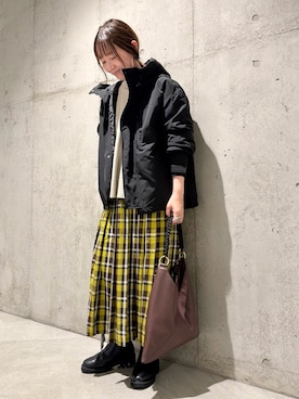 「冬の注目アウター」｜香織さん（レディース・154cm）の秋コーディネート