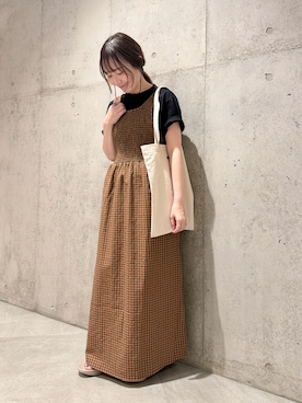 「URBAN RESEARCH Sonny Label（アーバンリサーチサニーレーベル）のアイテム」を使った、香織さん（レディース・154cm）の春コーディネート