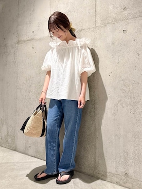 香織さん（レディース・154cm）の夏コーディネート