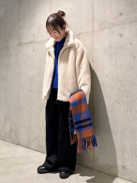 香織さん（レディース・154cm）の冬コーディネート