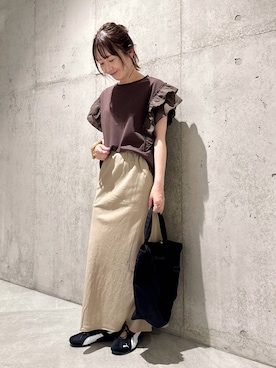 香織さん（レディース・154cm）の夏コーディネート