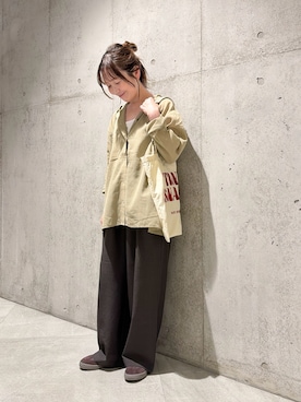 「URBAN RESEARCH Sonny Label（アーバンリサーチサニーレーベル）のアイテム（バッグ）」を使った、香織さん（レディース・154cm）の夏コーディネート