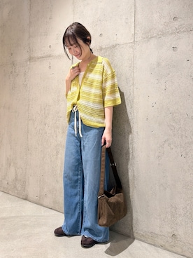 「URBAN RESEARCH Sonny Label（アーバンリサーチサニーレーベル）のアイテム（シューズ）」を使った、香織さん（レディース・154cm）の春コーディネート