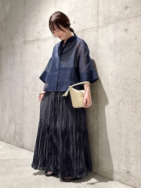 香織さん（レディース・154cm）の夏コーディネート