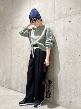 「URBAN RESEARCH Sonny Label（アーバンリサーチサニーレーベル）のアイテム」を使った、香織さん（骨格ストレート・レディース・154cm）の冬コーディネート