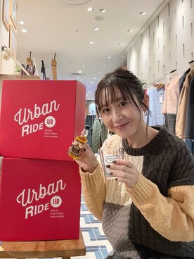 「アイテム（インテリア）」を使った、香織さん（レディース・154cm）の冬コーディネート