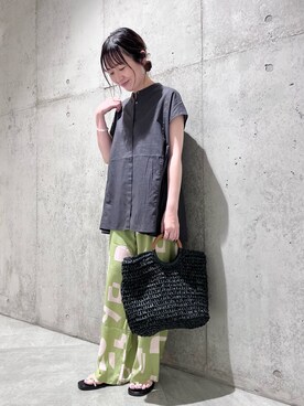 香織さん（レディース・154cm）の夏コーディネート