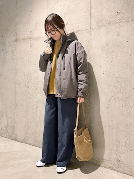 香織さん(レディース・154cm)の冬コーディネート