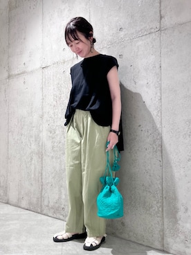 香織さん（レディース・154cm）の夏コーディネート