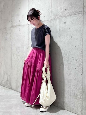 香織さん（レディース・154cm）の夏コーディネート