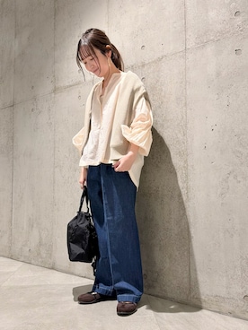 「URBAN RESEARCH Sonny Label（アーバンリサーチサニーレーベル）のアイテム」を使った、香織さん（レディース・154cm）の春コーディネート