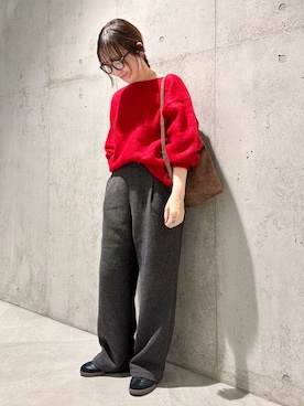 「URBAN RESEARCH（アーバンリサーチ）のアイテム」を使った、香織さん（レディース・154cm）の秋コーディネート