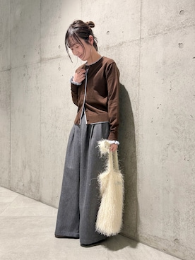 「URBAN RESEARCH Sonny Label（アーバンリサーチサニーレーベル）のアイテム（バッグ）」を使った、香織さん（レディース・154cm）の春コーディネート