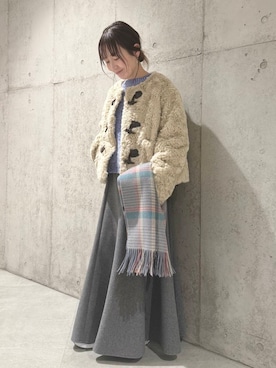 香織さん（レディース・154cm）の冬コーディネート